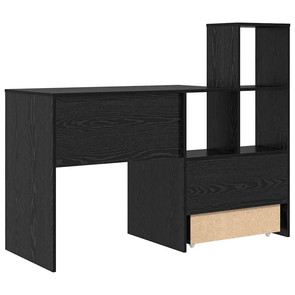 Asztal Fekete tölgy Szerelt Fa 131,5 x 50 x 106,5 cm