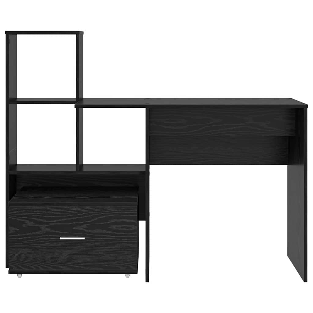 Asztal Fekete tölgy Szerelt Fa 131,5 x 50 x 106,5 cm