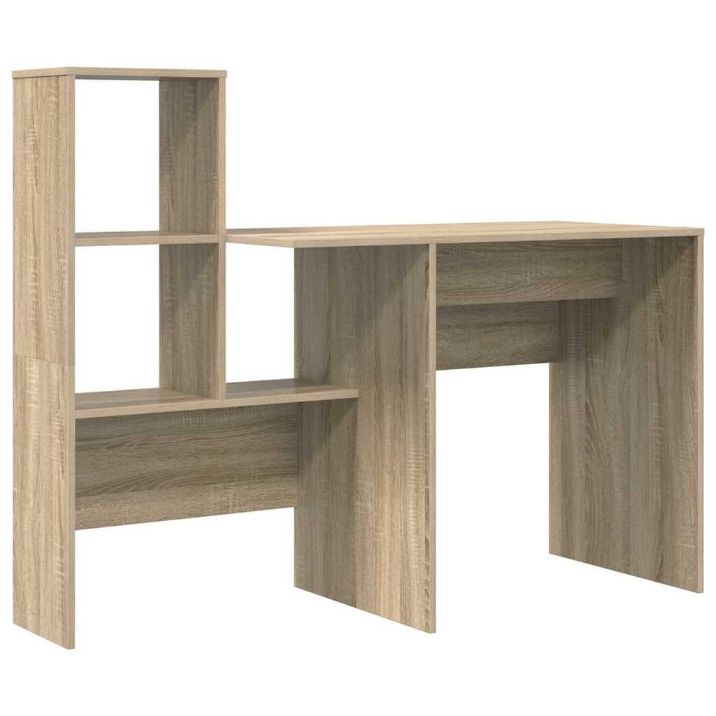 Asztal Sonoma tölgy Szerelt Fa 131,5 x 50 x 106,5 cm