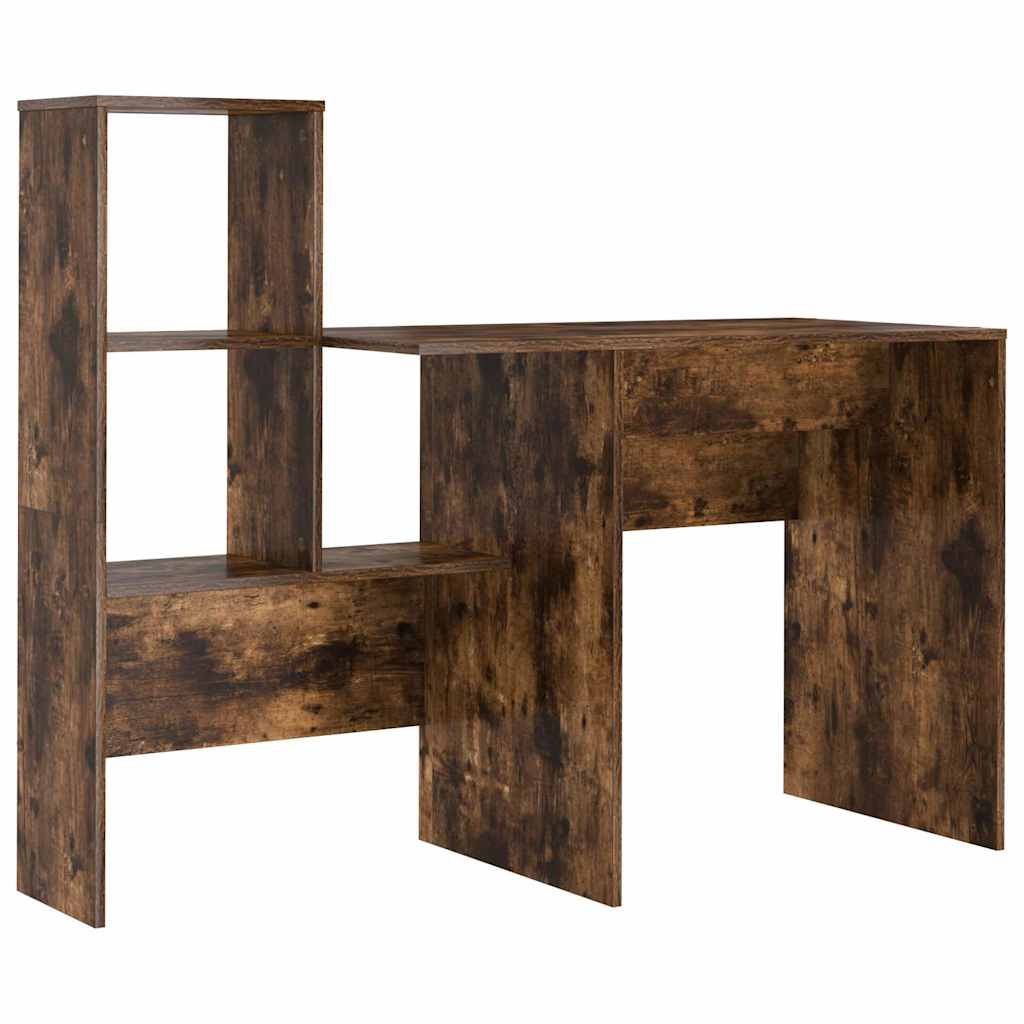 Asztal Füstölt tölgy Szerelt Fa 131,5 x 50 x 106,5 cm