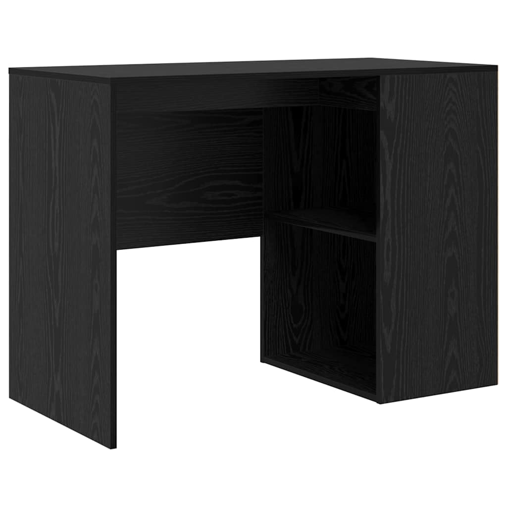 Sarokíróasztal fiókkal Fekete tölgy 102 x 88 x 75 cm