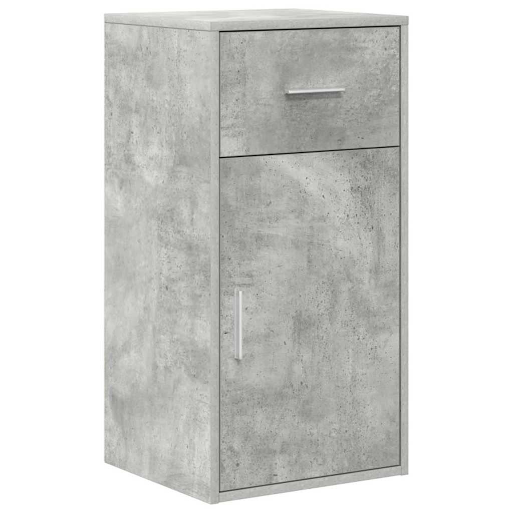 Sarokíróasztal fiókkal Beton Szürke 102 x 88 x 75 cm