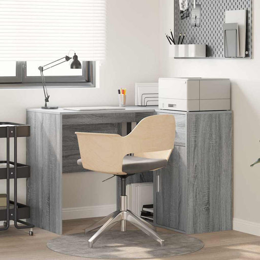 Sarokíróasztal fiókkal Szürke Sonoma 102 x 88 x 75 cm