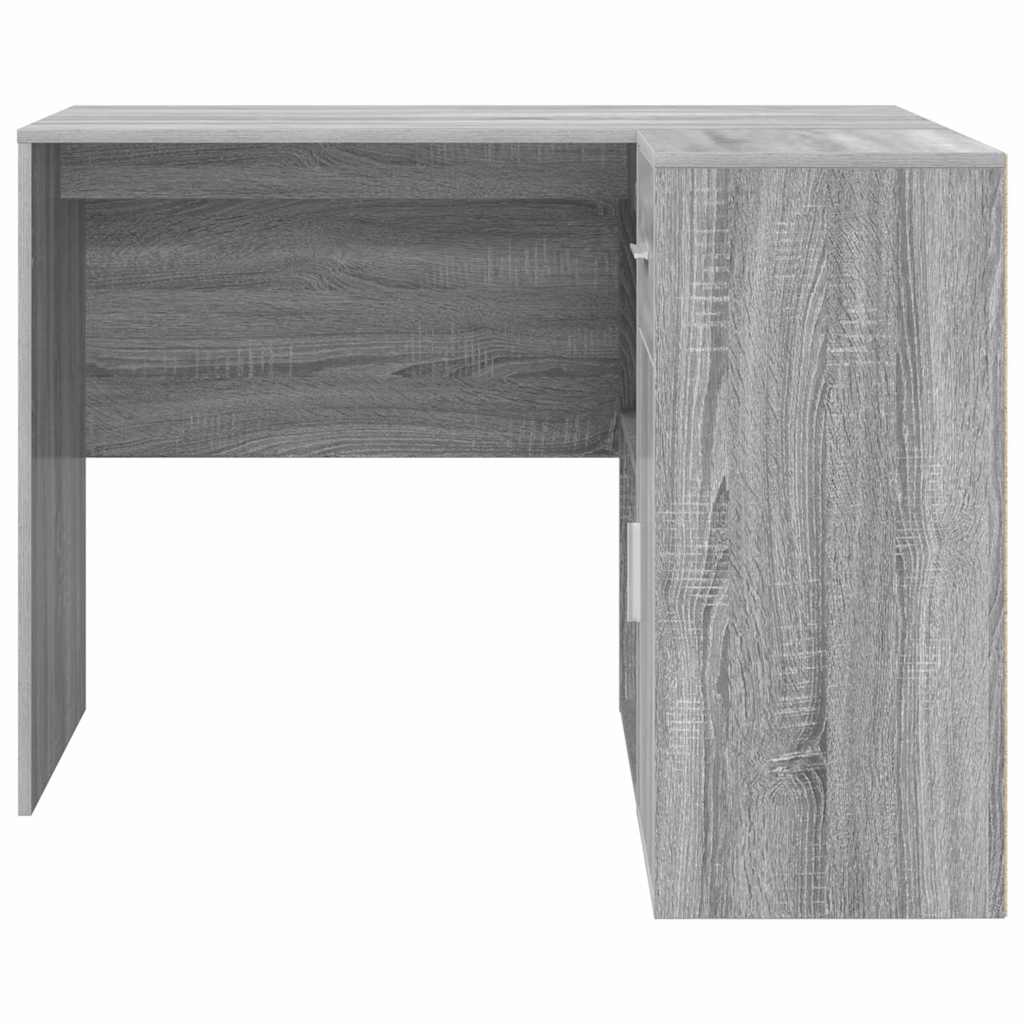 Sarokíróasztal fiókkal Szürke Sonoma 102 x 88 x 75 cm