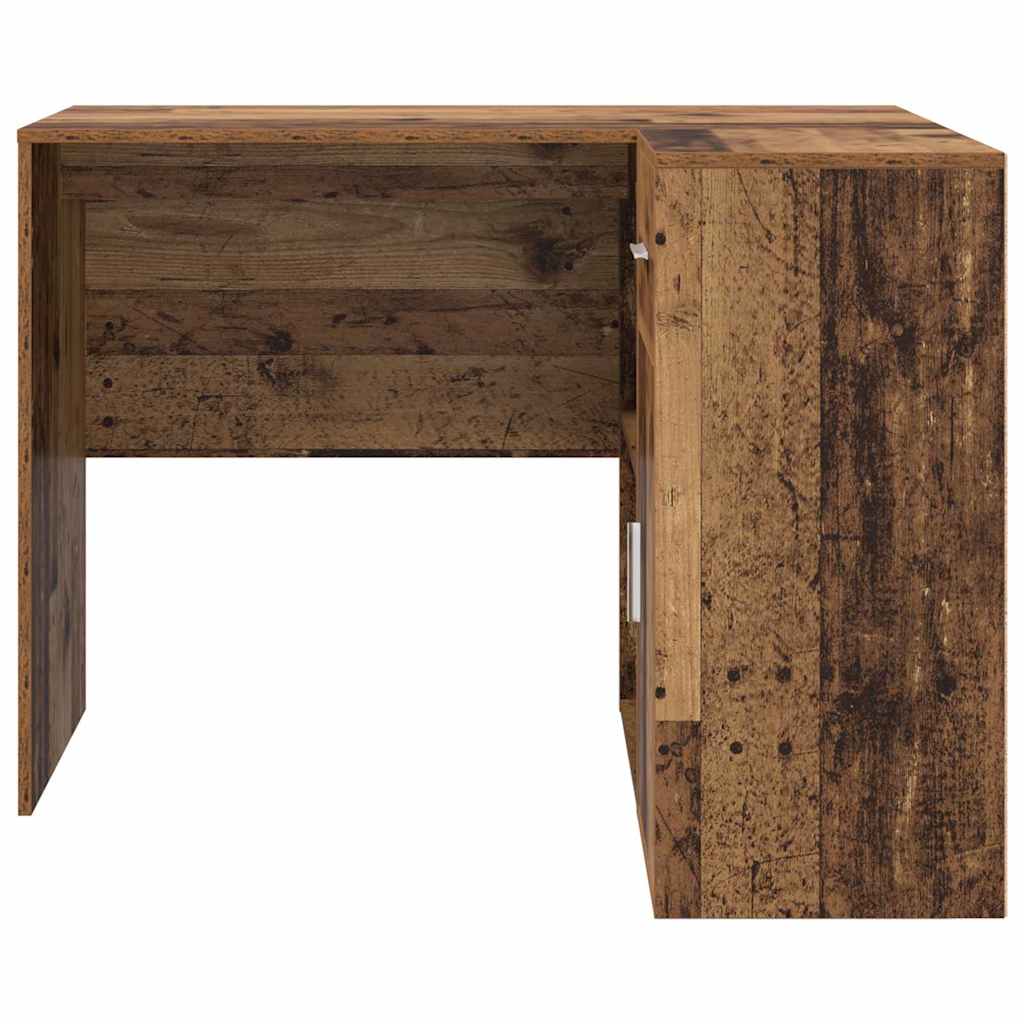 Sarokíróasztal fiókkal Öreg fa 102 x 88 x 75 cm