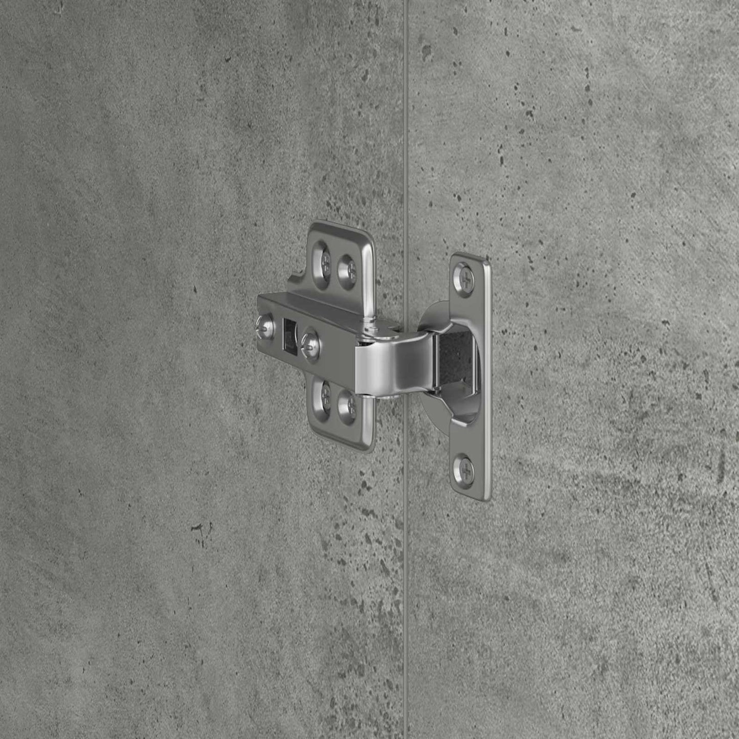 Asztal 2 pcs Beton Szürke