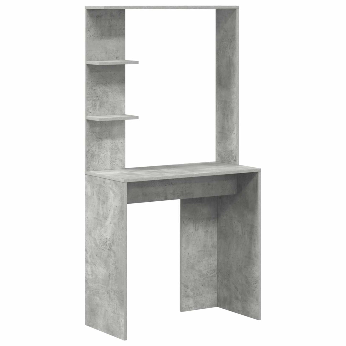 Asztal 2 pcs Beton Szürke