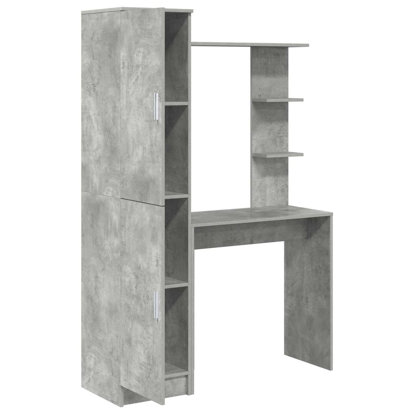 Asztal 2 pcs Beton Szürke