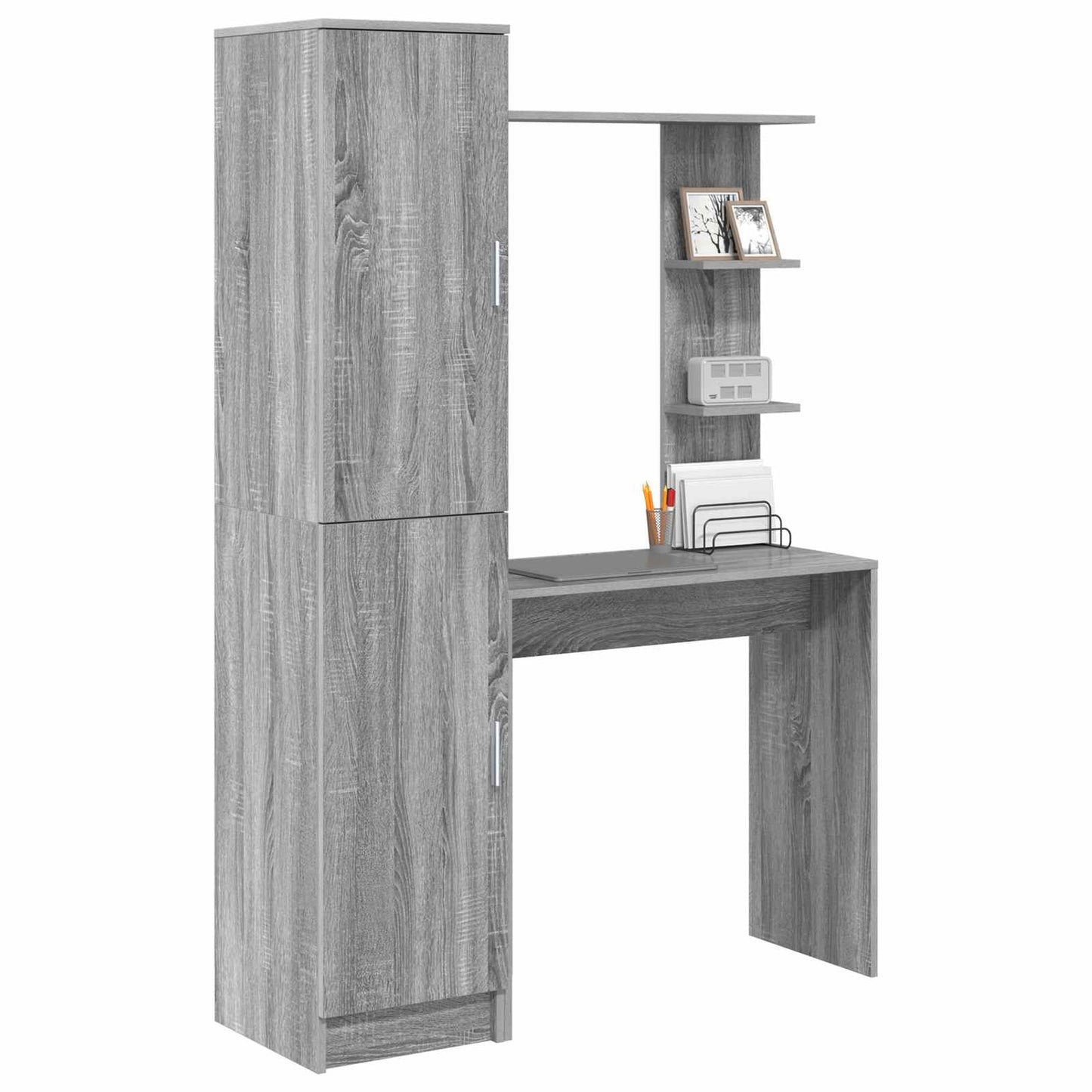 Asztal 2 pcs Szürke Sonoma