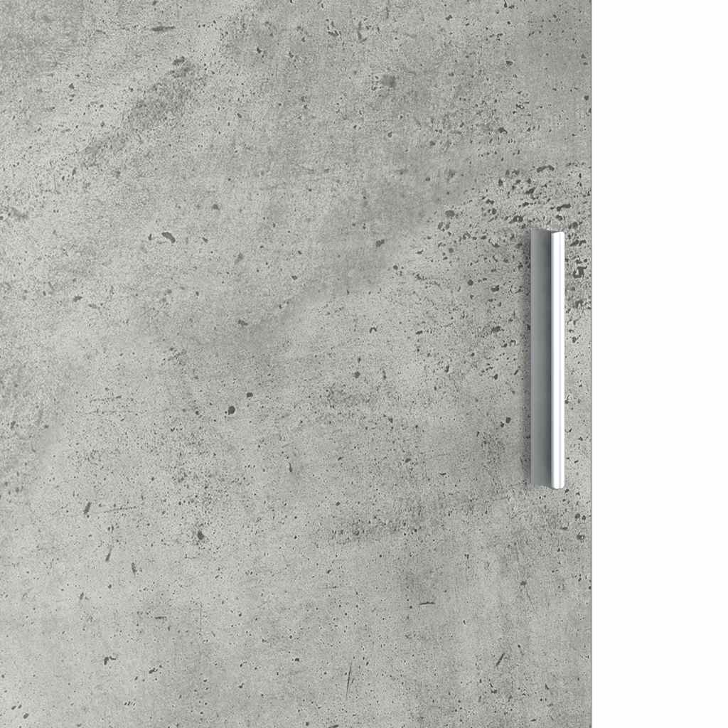 Asztal 2 pcs Beton Szürke