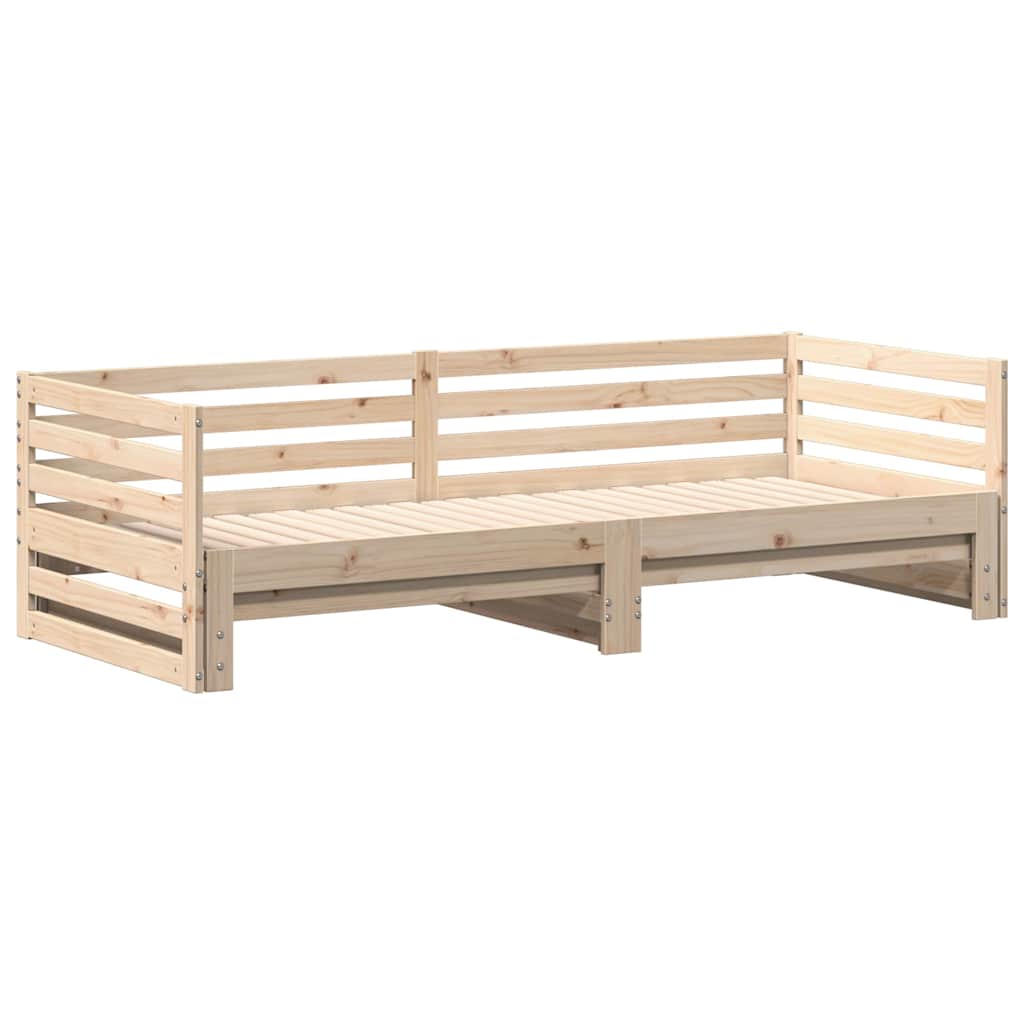 heverőágy kihúzható ággyal matrac nélkül 80x200 cm