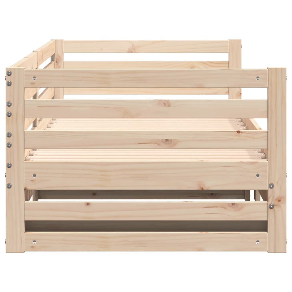 heverőágy kihúzható ággyal matrac nélkül 80x200 cm