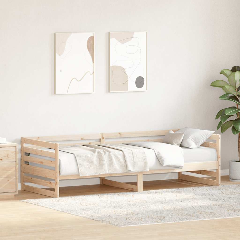 tömör fenyőfa heverő matrac nélkül 80 x 200 cm
