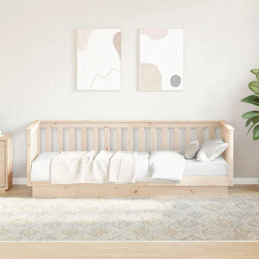 tömör fenyőfa heverő matrac nélkül 90 x 200 cm