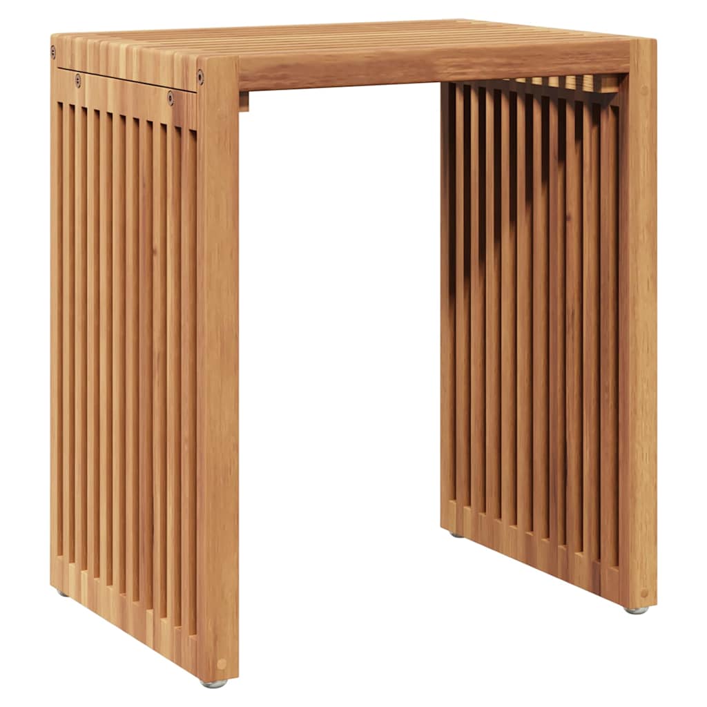 Kerti Oldal Asztal 3 pcs Barna 33 x 44,5 x 51 cm Tömör Teakfa