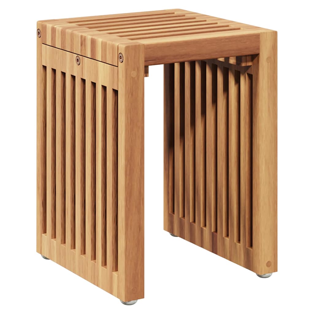 Kerti Oldal Asztal 3 pcs Barna 33 x 44,5 x 51 cm Tömör Teakfa