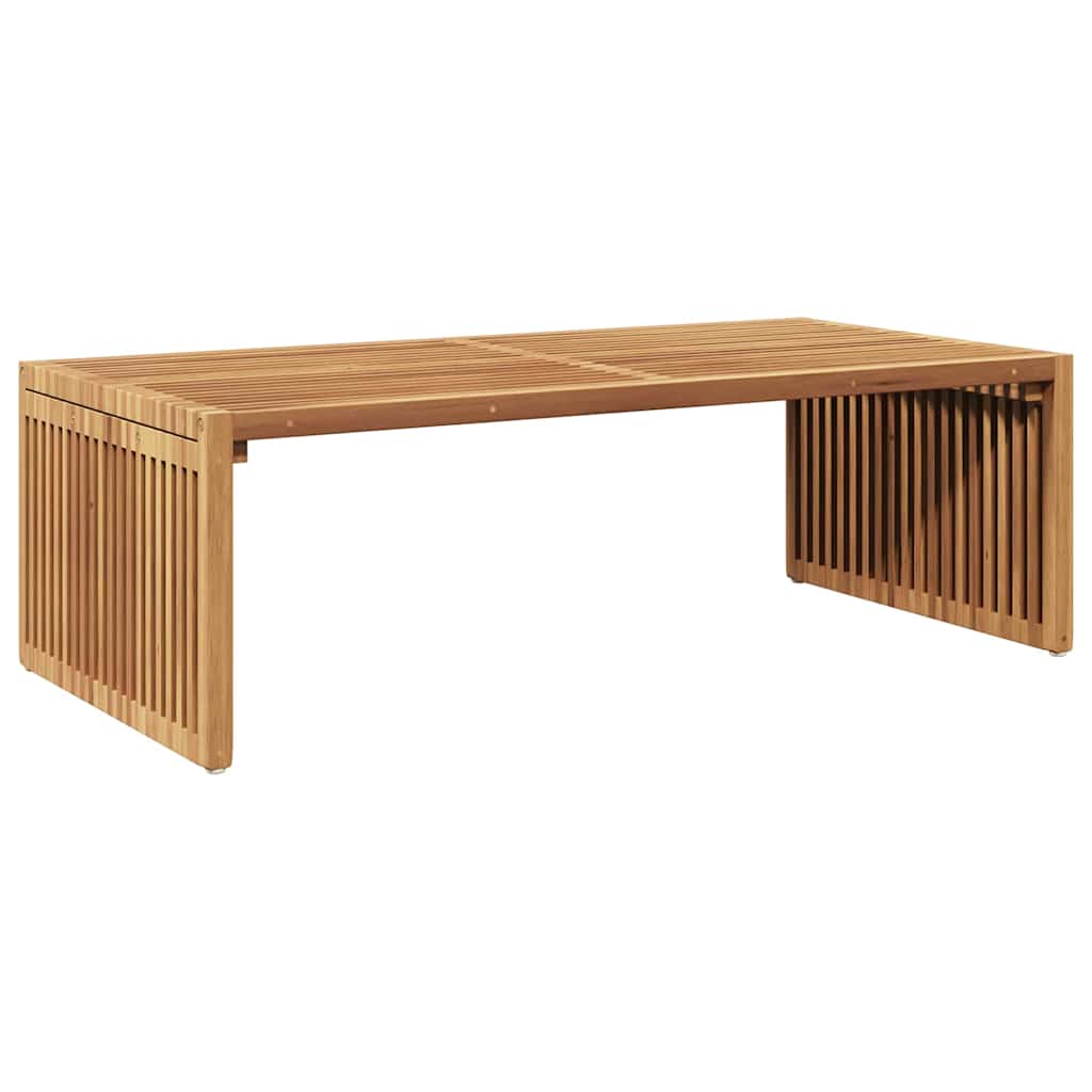 Kerti Oldal Asztal Barna 110 x 55 x 35,5 cm Tömör Teakfa