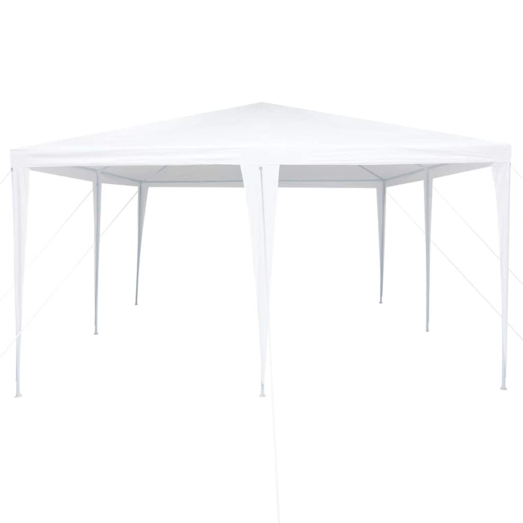 Partysátor Fehér 400 x 400 x 266 cm Poliészter és Acél