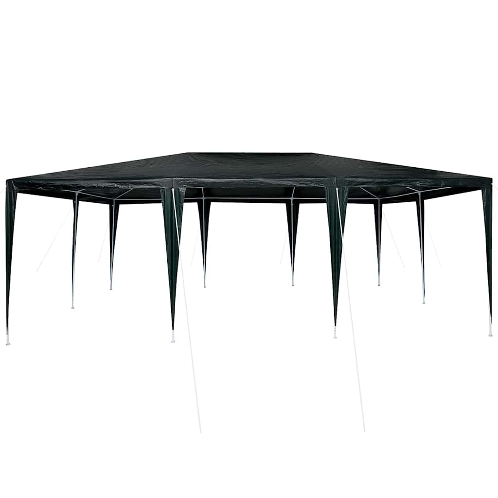 Partysátor Zöld 600 x 400 x 266 cm Poliészter és Acél