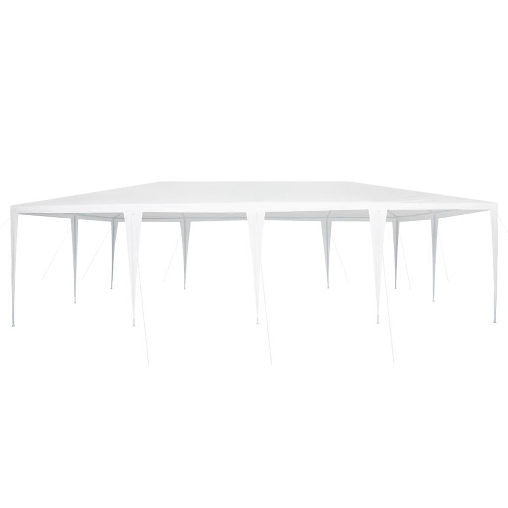 Partysátor Fehér 800 x 400 x 266 cm Poliészter és Acél