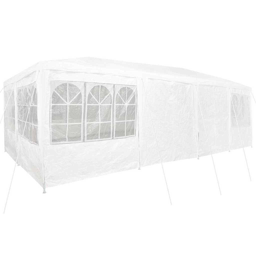 Partysátor Fehér 800 x 400 x 266 cm Polietilén