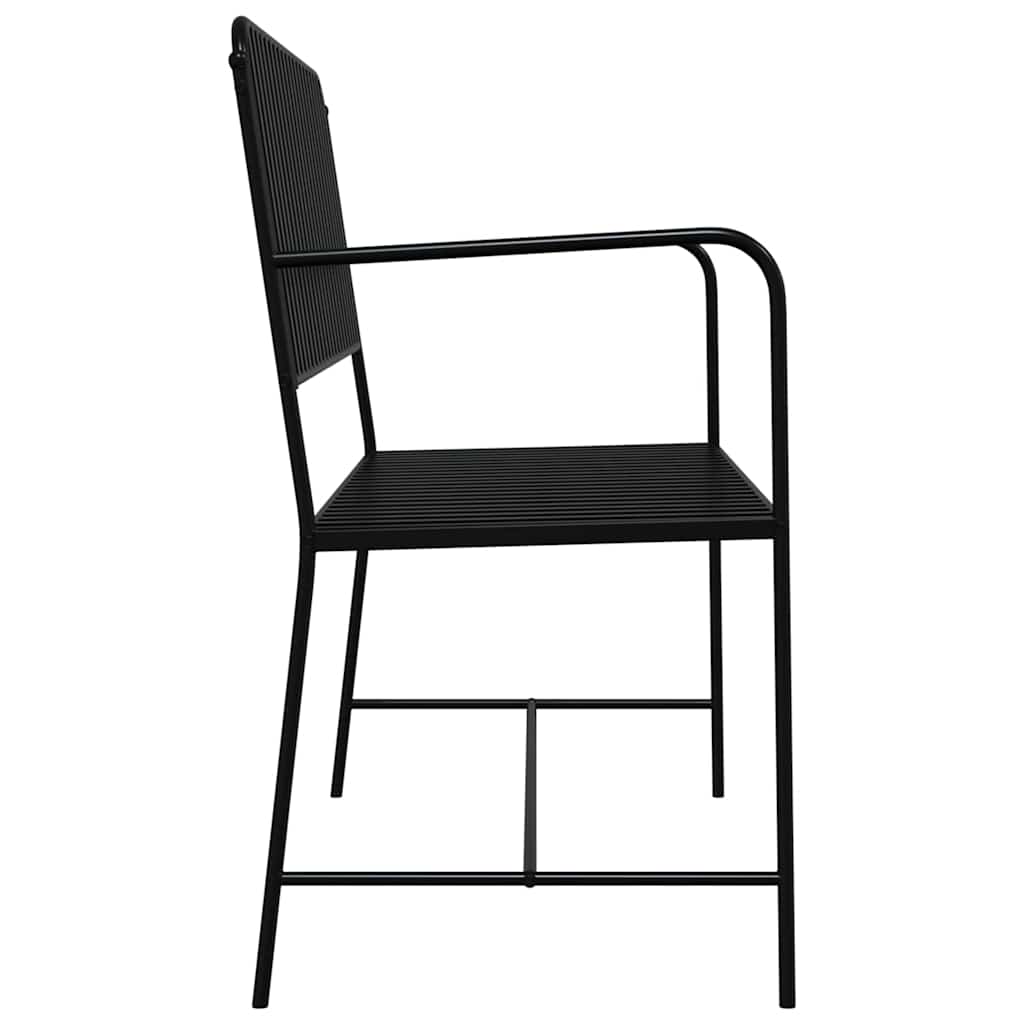 Kerti pad Fekete 103,5 x 51,5 x 90 cm Acél