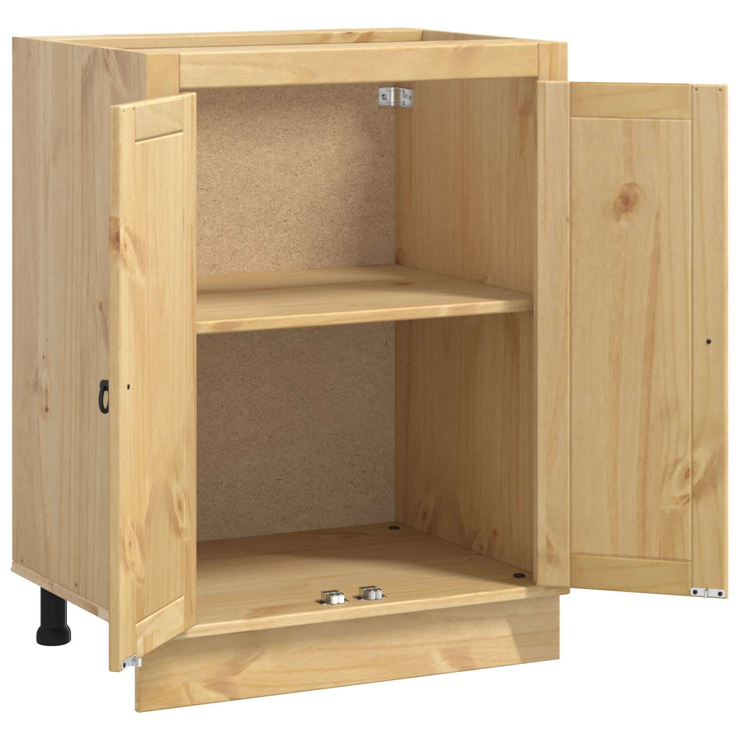 Cabinet SKI Mézes Barna 60 x 46 x 81,5 cm Tömör fenyőfa