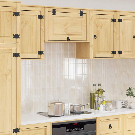 Cabinet tárolóval SKI Mézes Barna 60 x 32 x 40 cm Tömör fenyőfa
