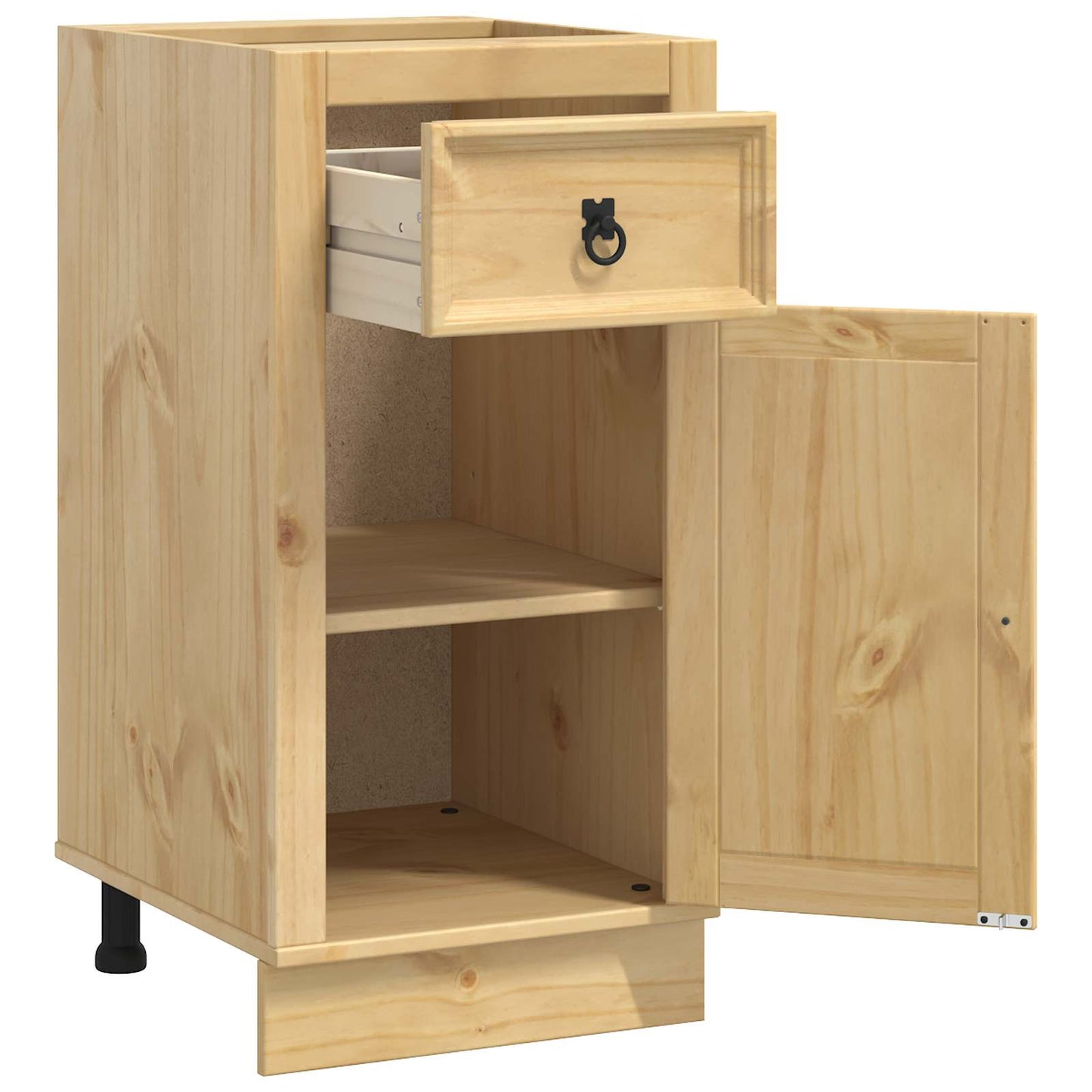 Cabinet SKI Mézes Barna 40 x 46 x 81,5 cm Tömör fenyőfa