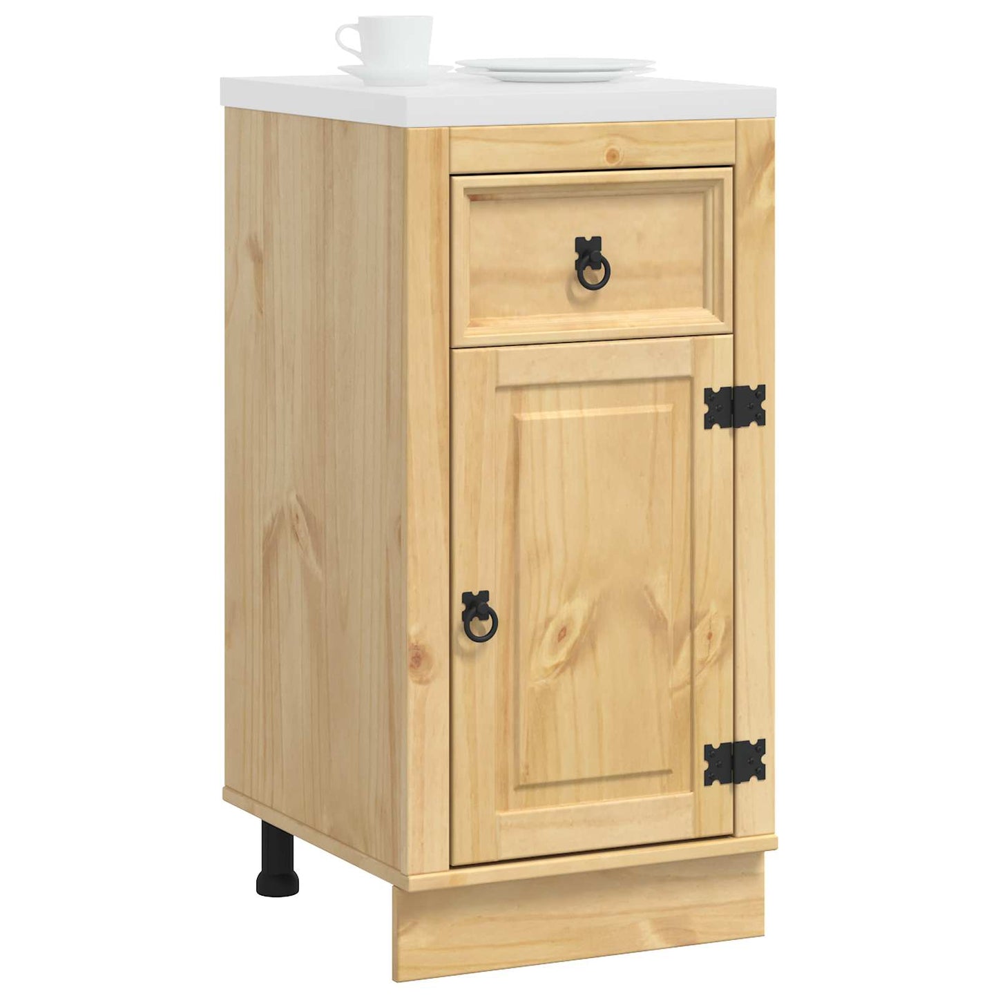 Cabinet SKI Mézes Barna 40 x 46 x 81,5 cm Tömör fenyőfa