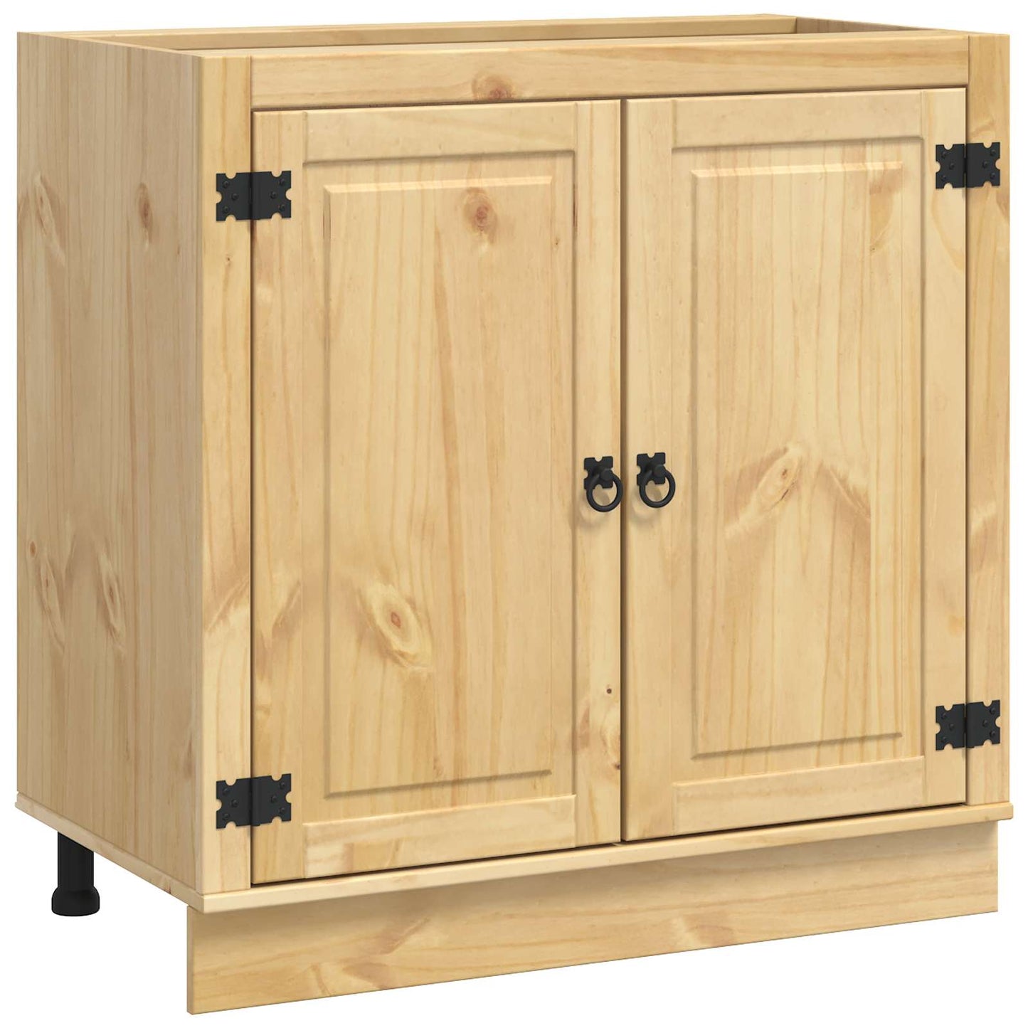 Cabinet SKI Mézes Barna 80 x 46 x 81,5 cm Tömör fenyőfa