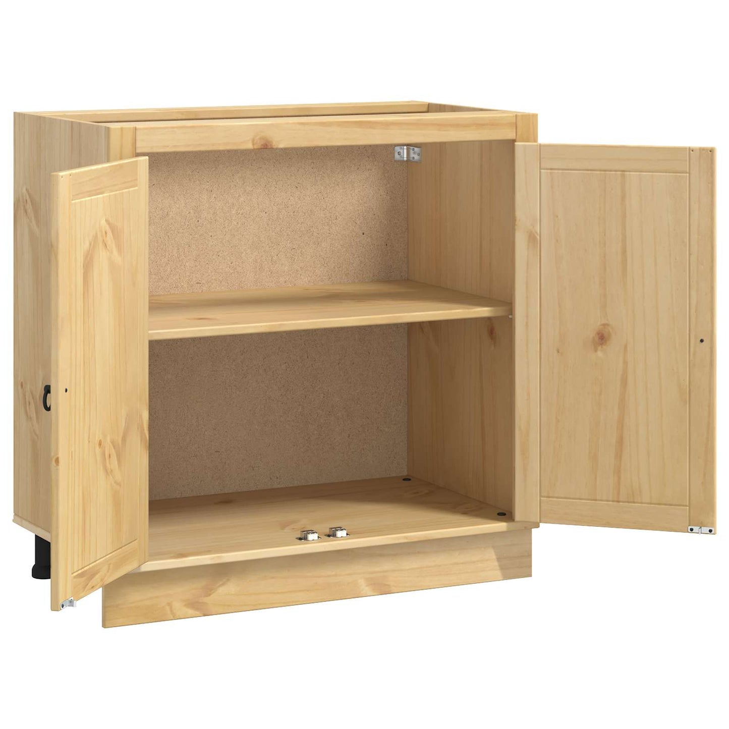 Cabinet SKI Mézes Barna 80 x 46 x 81,5 cm Tömör fenyőfa