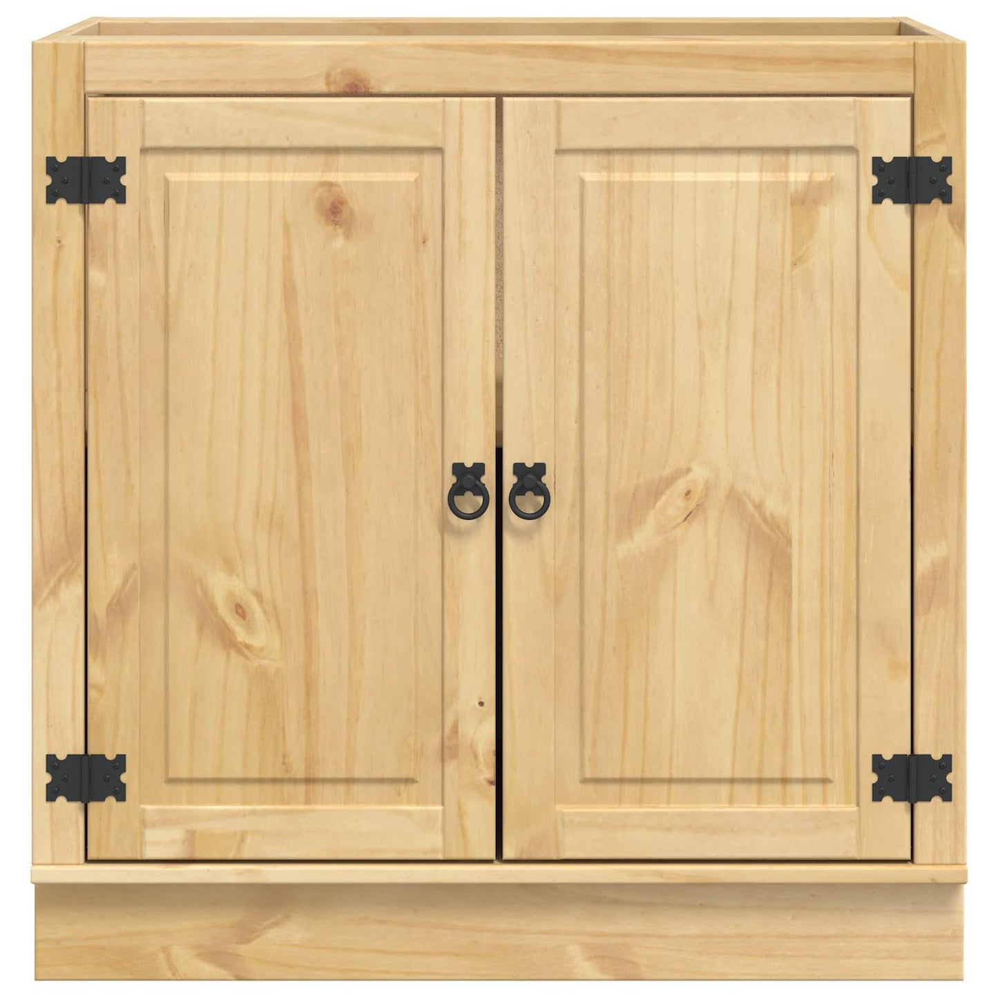 Cabinet SKI Mézes Barna 80 x 46 x 81,5 cm Tömör fenyőfa