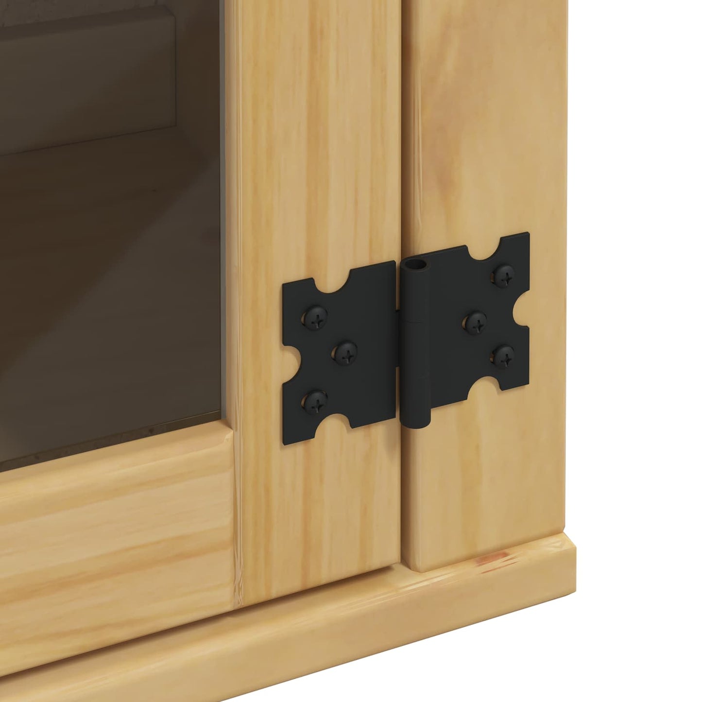 Cabinet SKI Mézes Barna 80 x 32 x 60 cm Tömör fenyőfa