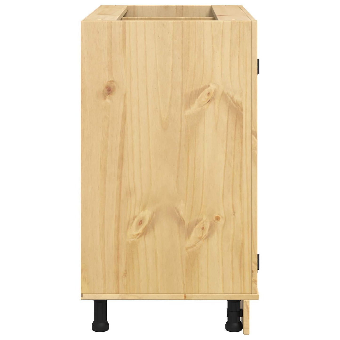 Cabinet fiókkal SKI Mézes Barna 80 x 46 x 81 cm Tömör fenyőfa