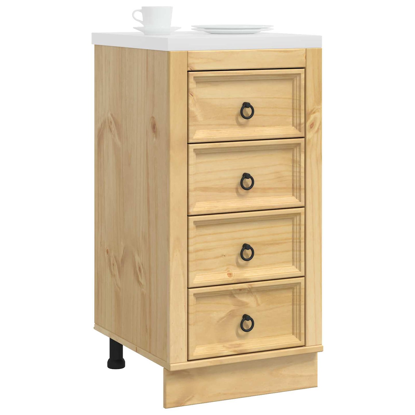 Cabinet SKI Mézes Barna 40 x 46 x 81 cm Tömör fenyőfa