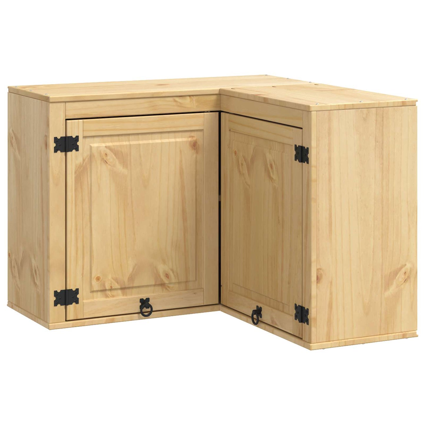 Cabinet SKI Mézes Barna 80 x 80 x 60 cm Tömör fenyőfa