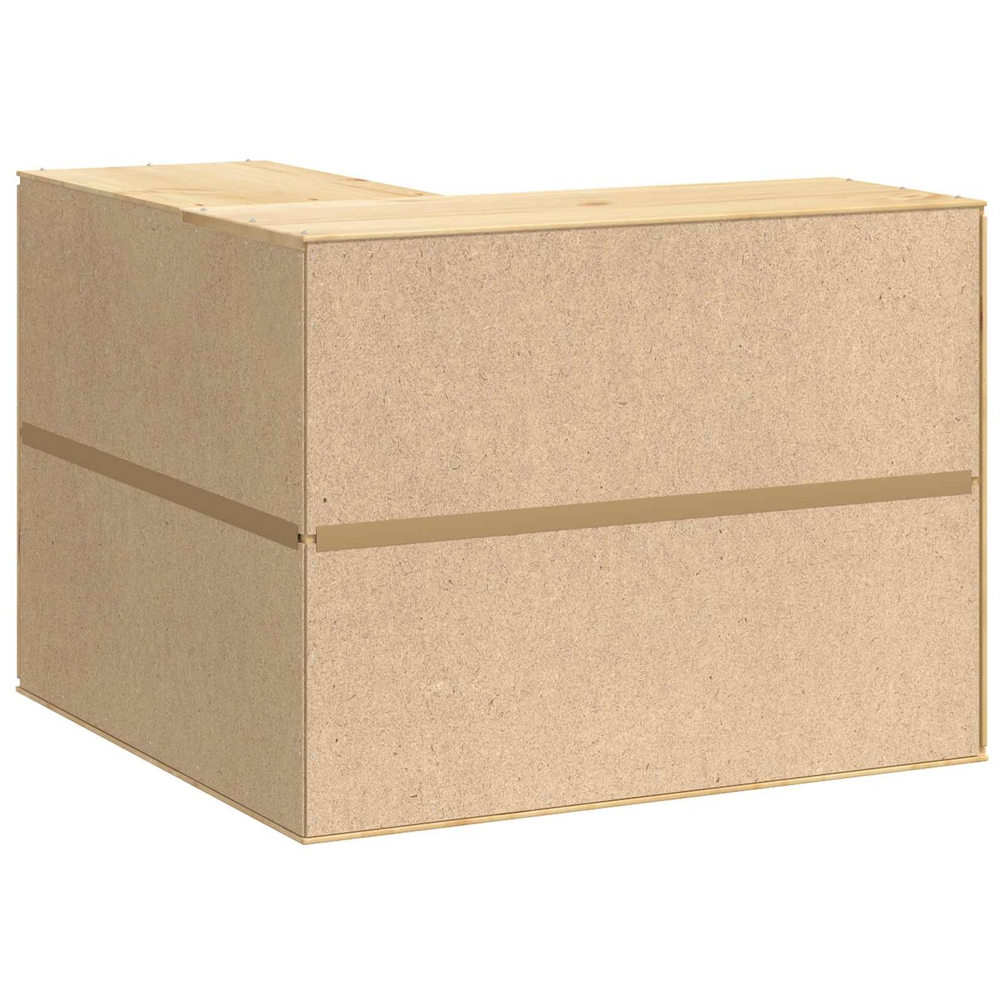 Cabinet SKI Mézes Barna 80 x 80 x 60 cm Tömör fenyőfa
