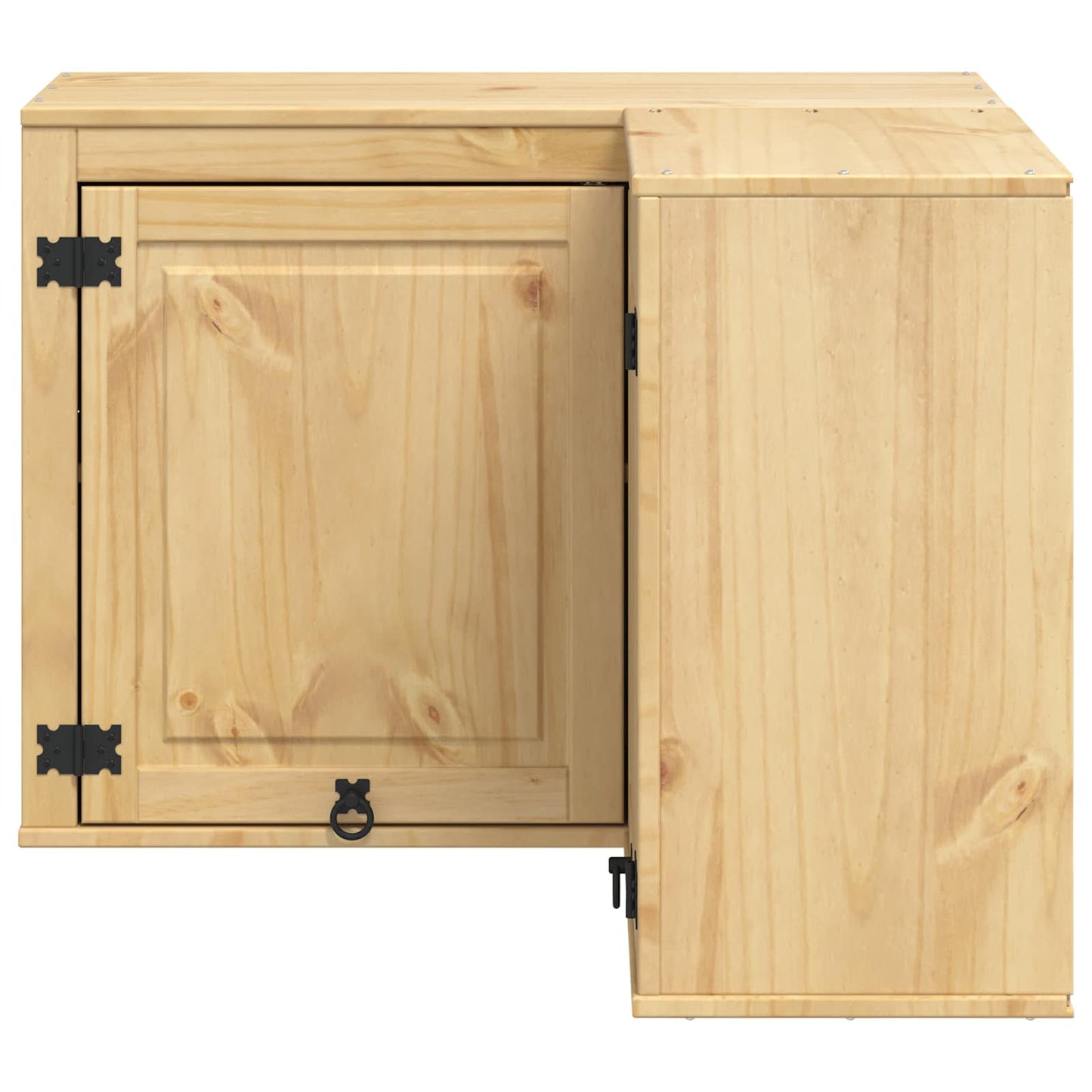Cabinet SKI Mézes Barna 80 x 80 x 60 cm Tömör fenyőfa