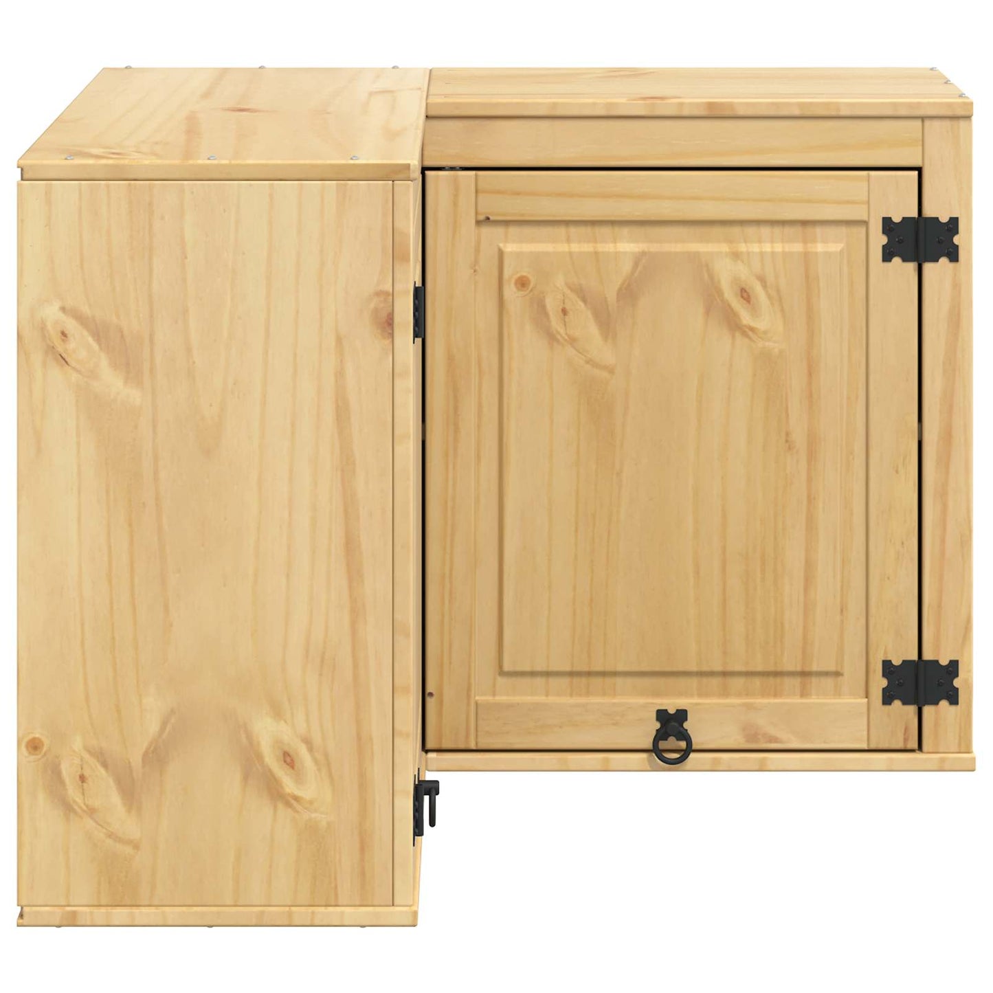 Cabinet SKI Mézes Barna 80 x 80 x 60 cm Tömör fenyőfa