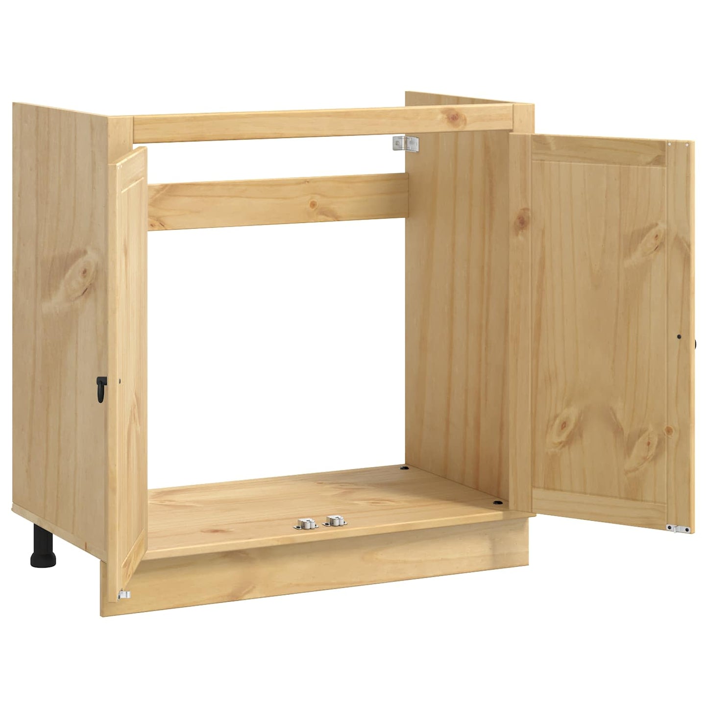 Cabinet SKI Mézes Barna 80 x 46 x 81 cm Tömör fenyőfa