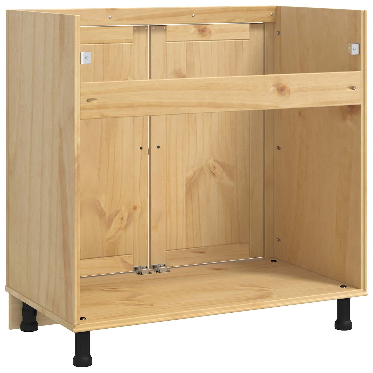 Cabinet SKI Mézes Barna 80 x 46 x 81 cm Tömör fenyőfa