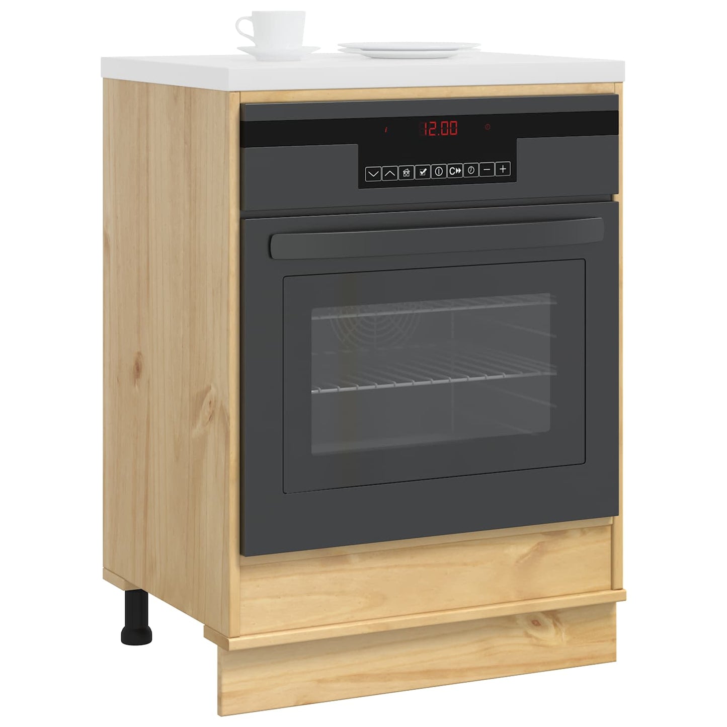 Cabinet SKI Mézes Barna 60 x 46 x 81 cm Tömör fenyőfa