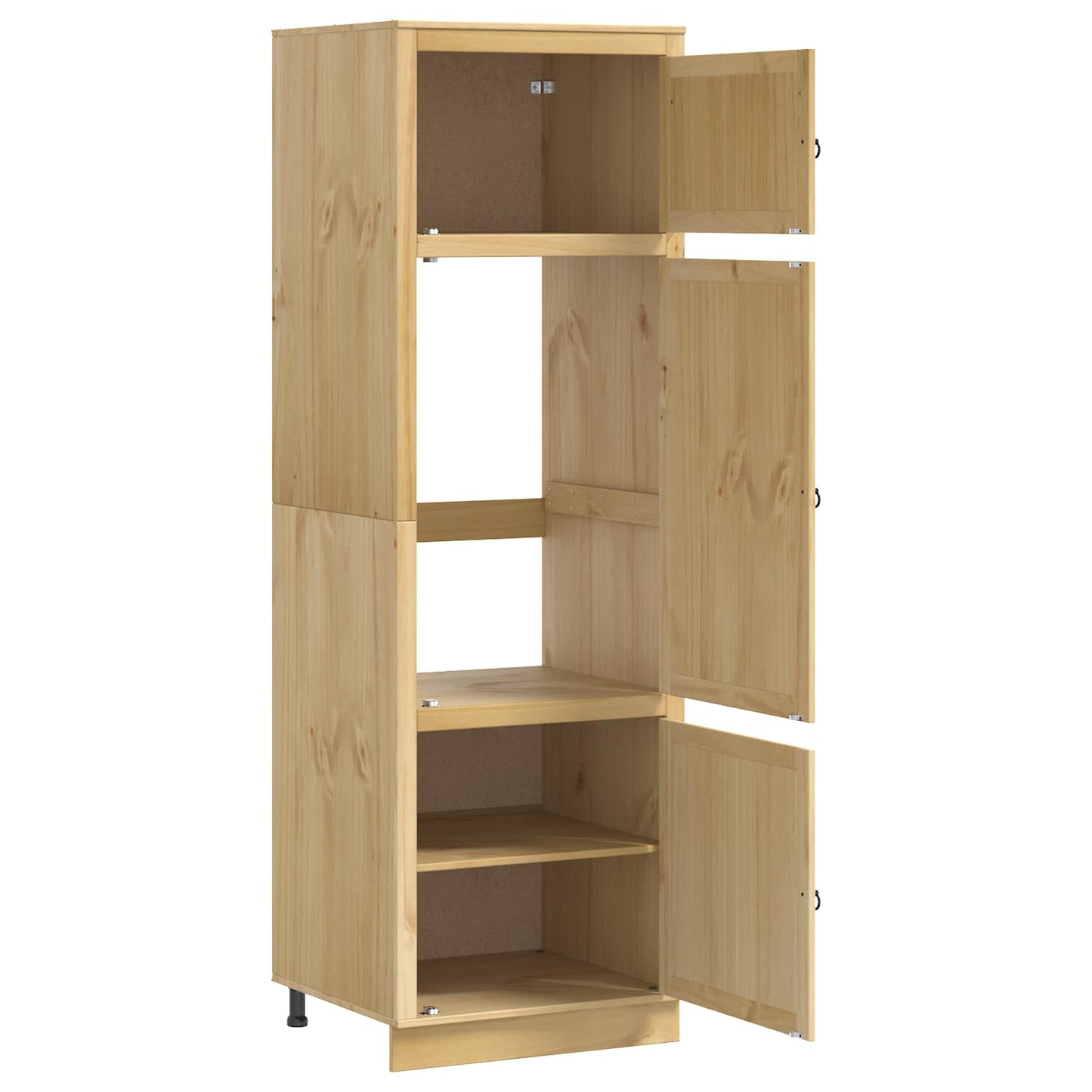 Cabinet SKI Mézes Barna 66 x 58 x 207 cm Tömör fenyőfa