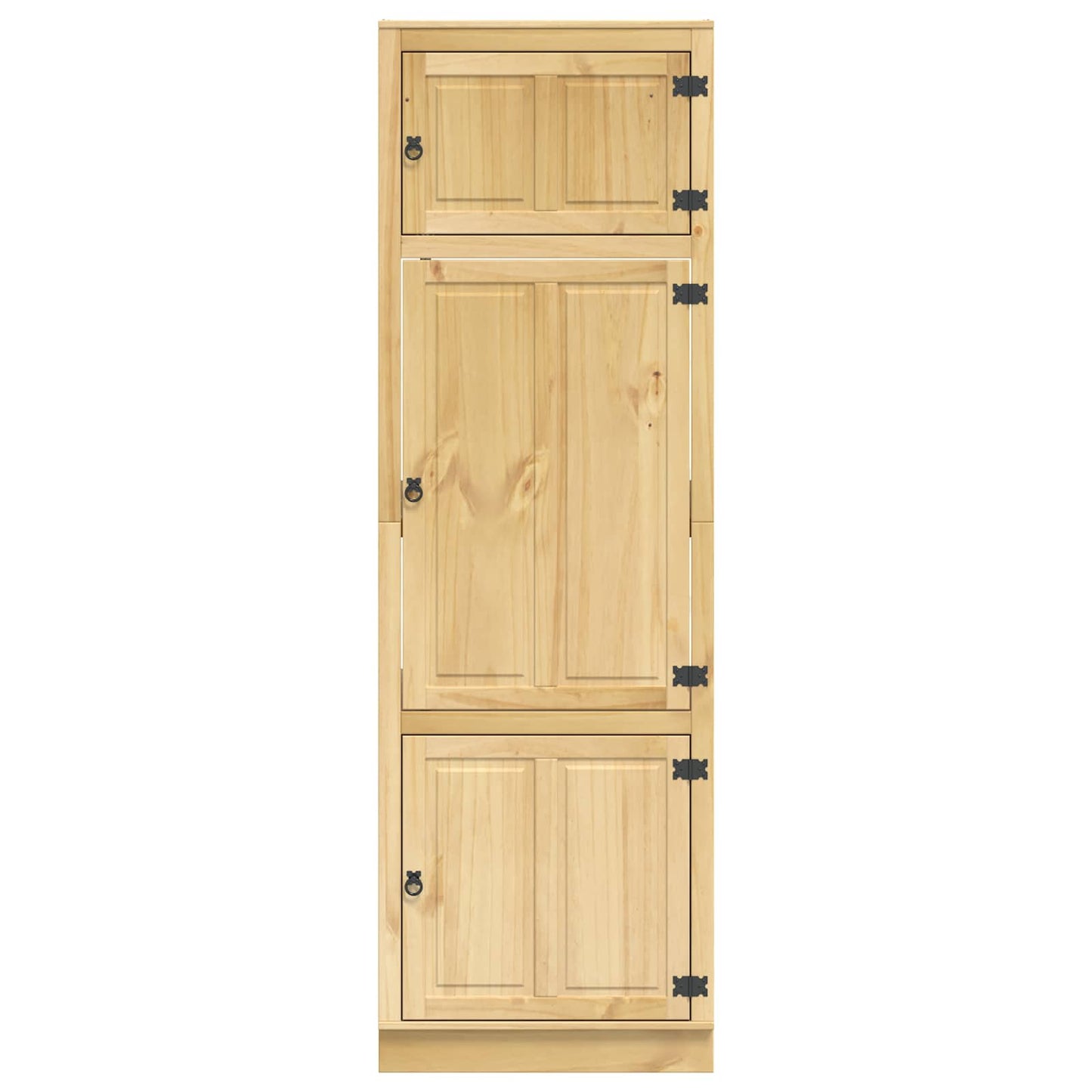 Cabinet SKI Mézes Barna 66 x 58 x 207 cm Tömör fenyőfa