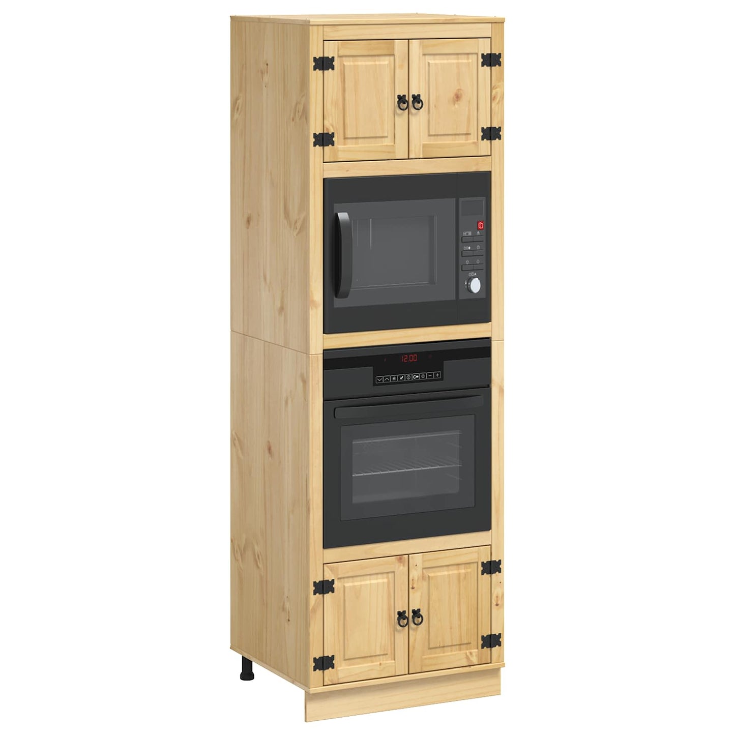 Cabinet SKI Mézes Barna 66 x 58 x 207 cm Tömör fenyőfa