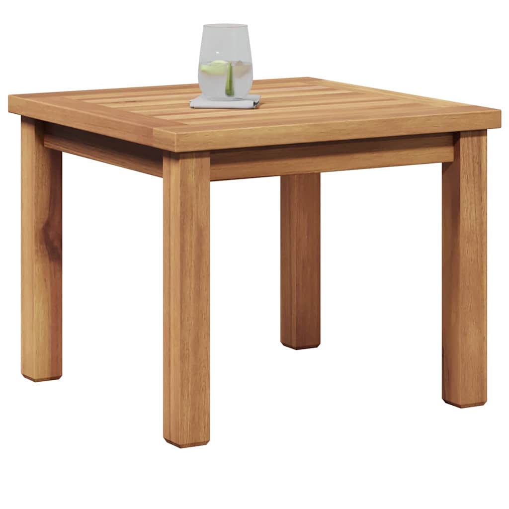 Dohányzóasztal Barna 45 x 45 x 36 cm Tömör Teakfa