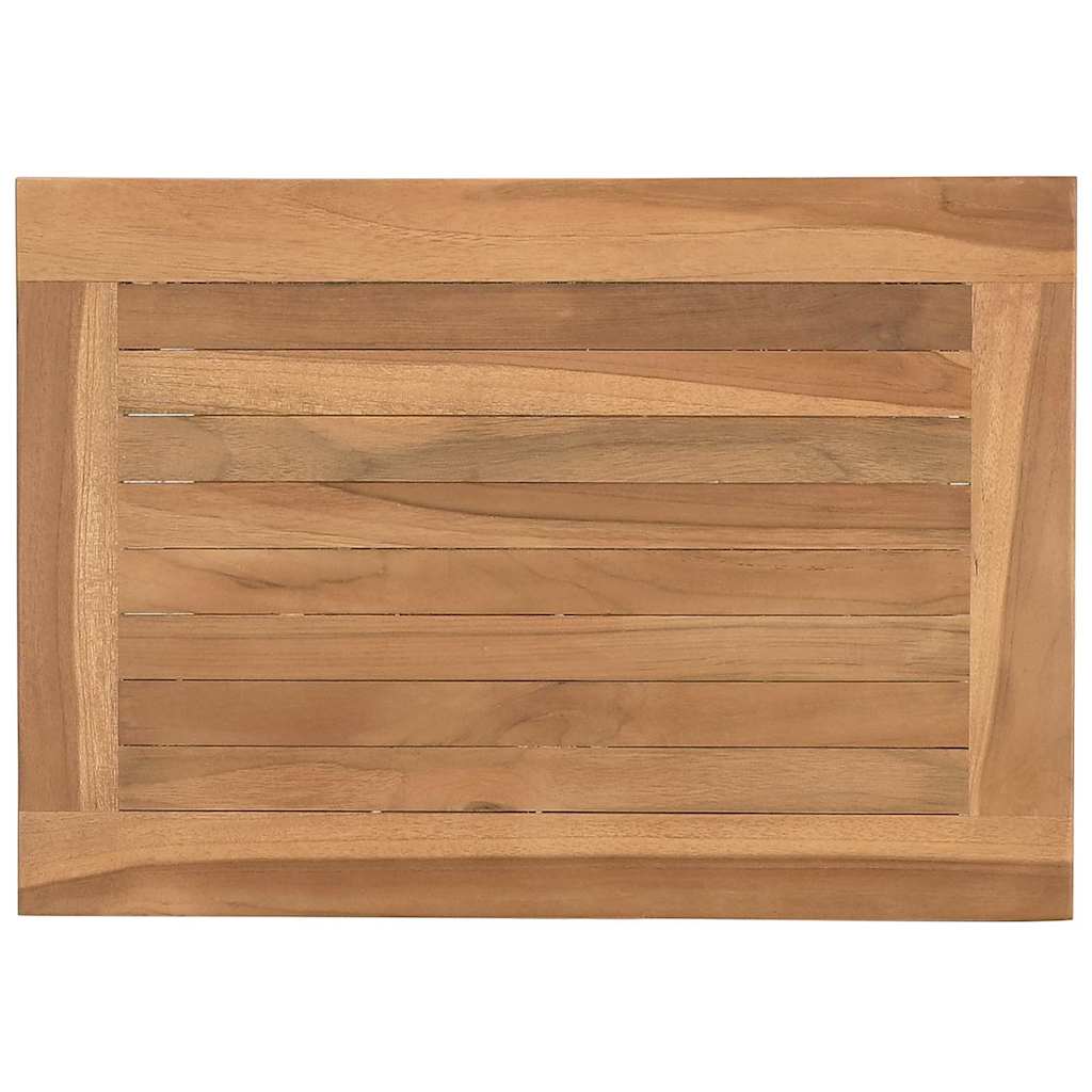 Dohányzóasztal tárolóval Barna 50 x 35 x 45 cm Tömör Teakfa