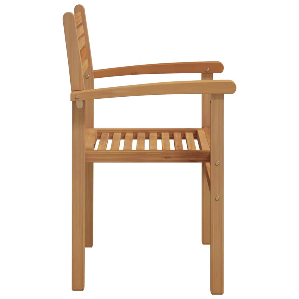 Szék 4 pcs Barna 56 x 55 x 90.5 cm Tömör Teakfa