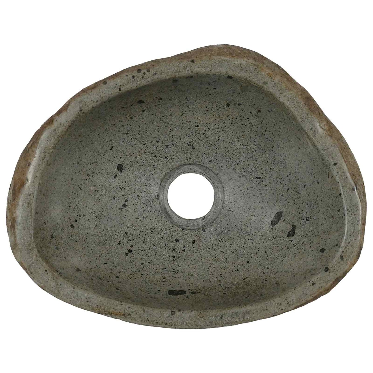 Folyóköves mosdó Világosszürke (30-37) x (25-30) x 12 cm